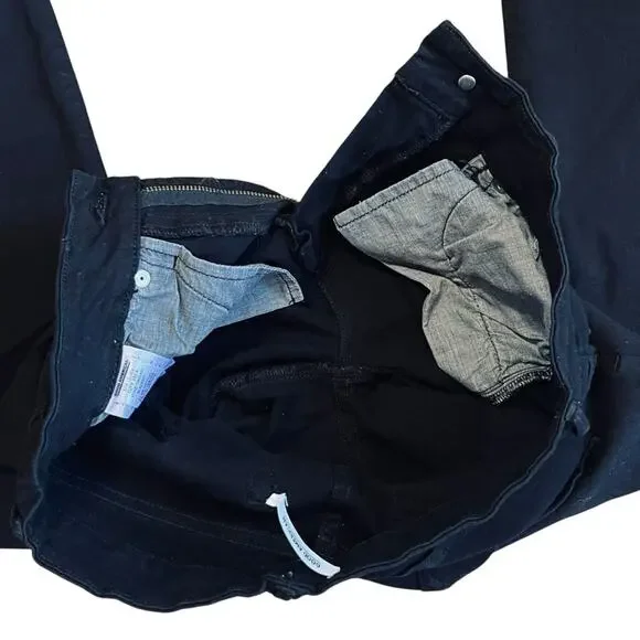 Good American Women’s Sz 29 Black High Rise Good Legs Jeans Stretch Denim - Picture 11 of 16